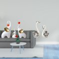 thumbnail image 2 of Colección De Figuras De Porcelana Con Forma De Familia De Elefantes Y Cisnes. Estatuas De Animales, Artesanías, Decoración De Escritorio Para Sala De Estar, Dormitorio O Mesa., 2 of 8