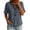 Navy-shirts, variant on Aezemi Women Striped Button Shirts Pullover Loose Fit Short Sleeve Summer Daily Home Fashion Tees Baggy Outdoor Work Walking All Match Soft Casual Tops XL