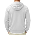 thumbnail image 6 of GrmtClth Mens Zip Up Hooded Sweatshirt Casual Coat Long Sleeve Hoodies Fashion Drawstring Sweatshirts Fall Winter Track Jackets with Pockets M, 6 of 9
