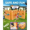 thumbnail image 4 of Skywin Castle Inflatable Walls, Foam Orange, 7.96 lbs, 4 of 7