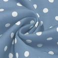 thumbnail image 5 of Qiopertar Women's Vintage Polka Dot Sleeveless A-Line Dress Retro Waist Defining Casual Party Cocktail Off Shoulder Mesh Embroidered Cake Dress, Light Blue M, 5 of 7
