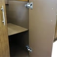 thumbnail image 3 of MCM 60" Mid-Century Double Solid Wood Vanity in Walnut (Cabinet Only), 3 of 10