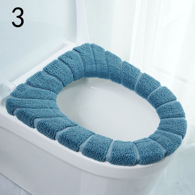 Washable Warmer Toilet Soft Home Decor Seat Case Toilet Lid Cover
