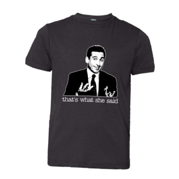 PleaseMeTees™ Youth Thats What She Said Office Michael Scott HQ Tee