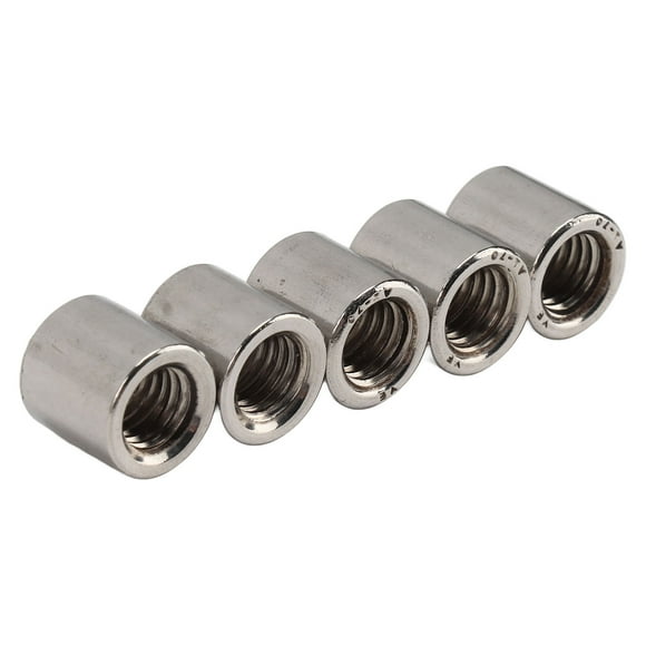 Round Connector Nut, Rustproof 304 Stainless Steel Industrial Coupling Nut  For Indoor Outdoor
