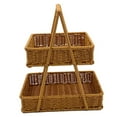 thumbnail image 4 of Cesta de almacenamiento para frutas, cesta rústica versátil para encimera, frutero para despensa, dormitorio, hogar y baño., 4 of 9
