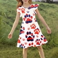 thumbnail image 4 of Iyufng Girls Dresses Independence Day Printed Dresses, 4 of 8