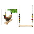 thumbnail image 4 of escaleras para aves de corral de patio trasero columpio,escalera de pollo para gallinero columpio percha,pájaros juguetes masticar soporte perca escalar loros,jaula para mascotas accesorio, 4 of 9