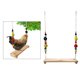 thumbnail image 4 of escaleras para aves de corral de patio trasero columpio,escalera de pollo para gallinero columpio percha,pájaros juguetes masticar soporte perca escalar loros,jaula para mascotas accesorio, 4 of 9