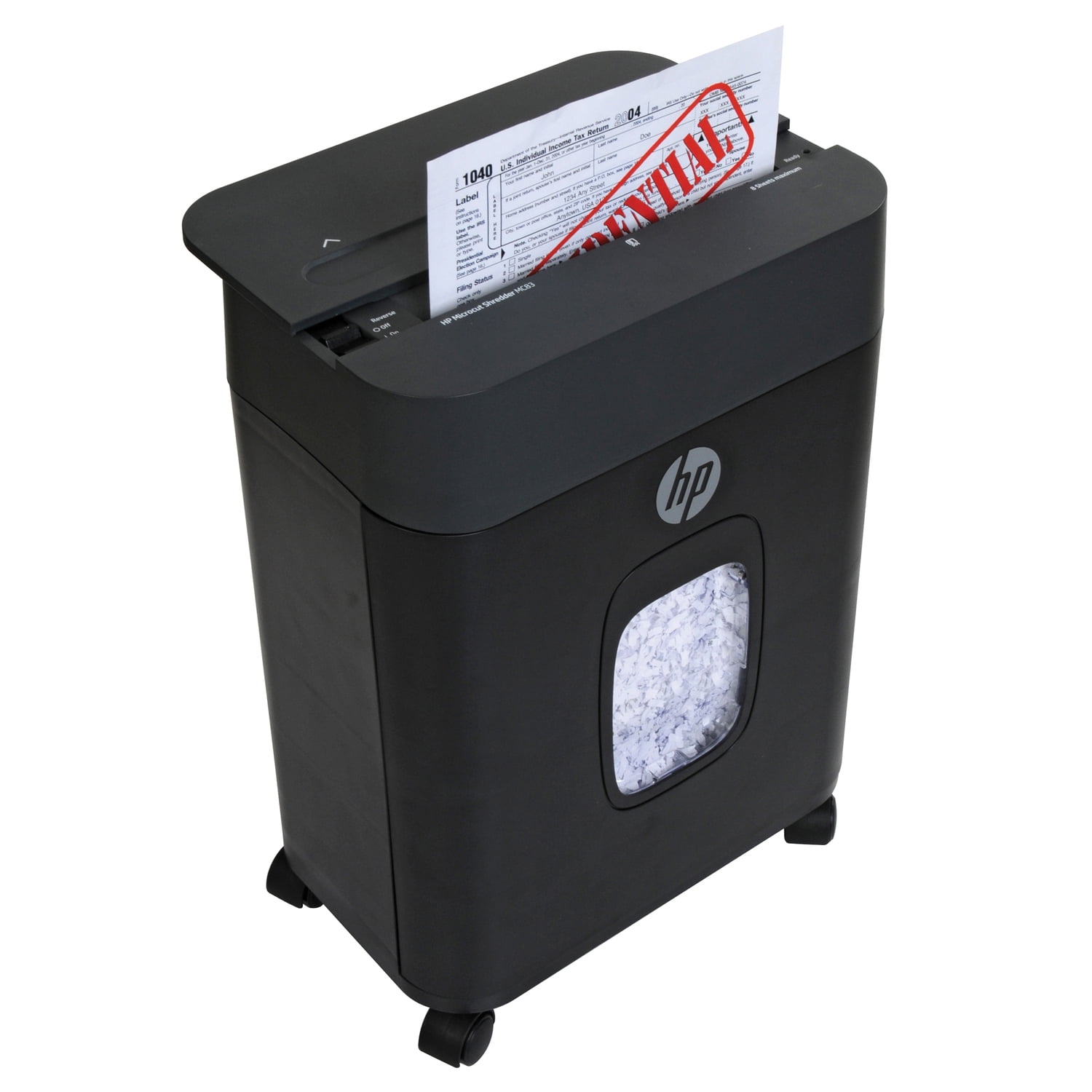 HP HP-MC83 8-Sheet Microcut Shredder, 91040W