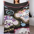 thumbnail image 5 of NONOMOCHI Throw Blanket Flannel Anime for Girls Boys Men Women, 5 of 7