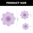 thumbnail image 2 of 6 pieces of anti-scalding, high-temperature table mats, coasters, flower-shaped silicone insulation mats. - combination:mixstyle2, 2 of 5