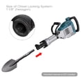 thumbnail image 3 of Yescom Clay Spade Chisel Shovel Scoop Bit for 1-1/8 Hex Shank Electric Demolition Jack Hammer Garden Lawn, 3 of 9