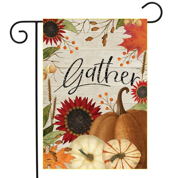 Briarwood Lane Gather Aututmn Garden Flag