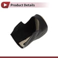 thumbnail image 4 of Cubierta de pomo de cambio de marcha antideslizante Unique Bargains para Honda Accord 8 2008-2012, en cuero negro y beige, 4 of 6