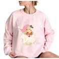 thumbnail image 5 of Deals of the Day,Tarmeek Ugly Christmas Sweater for Women Funny Cute Reindeer Print Long Sleeve Shirts Cute Womens Tops Novelty Xmas Crewneck Sweatshirts,Christmas Gifts for Women, 5 of 5