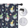 thumbnail image 4 of Kid Curtains,Cute Dinosaur Cartoon Pattern Kid Insulated Curtains Set Of 2,Bedroom Essentials,Toddler Room Decor 42"x63", 4 of 5
