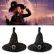 thumbnail image 5 of Sombrero de bruja de Halloween elegante sombrero puntiagudo de ala decorativa para fiesta de cumpleaños Cosplay ANGGREK Otros, 5 of 8