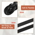 thumbnail image 3 of Flat Leather Cord, 3.3 Yard 5mm Leather String Strips for DIY Crafts Black, 3 of 6
