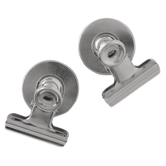 Officemate Magnetic Spring Clips - Pkg of 2