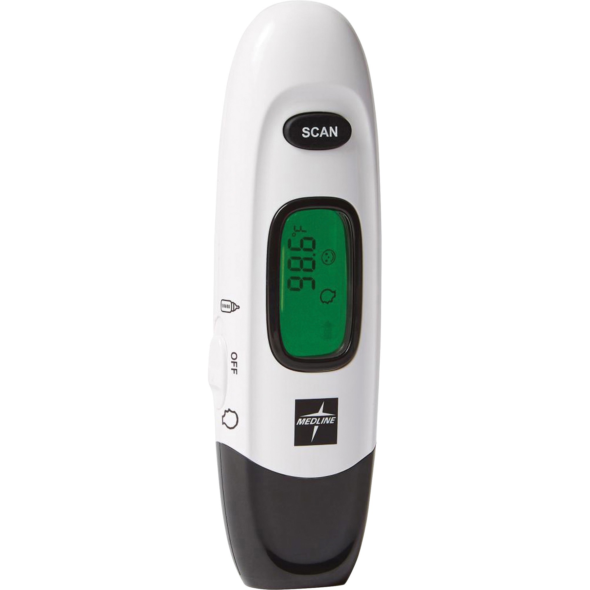 Medline, MIIMDSNOTOUCH, No Touch Forehead Thermometer, 1 Each, White