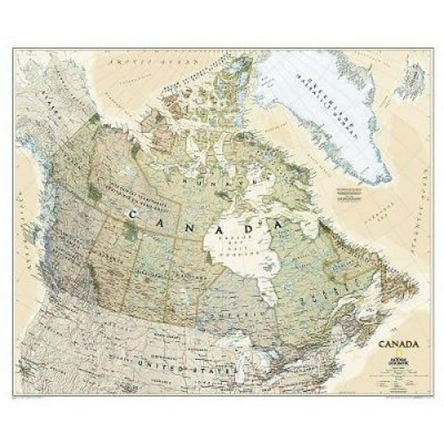 Canada Executive, Tubed: Wall Maps Countries & Regions