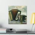 thumbnail image 4 of The Accordion Player - Canvas, 4 of 10