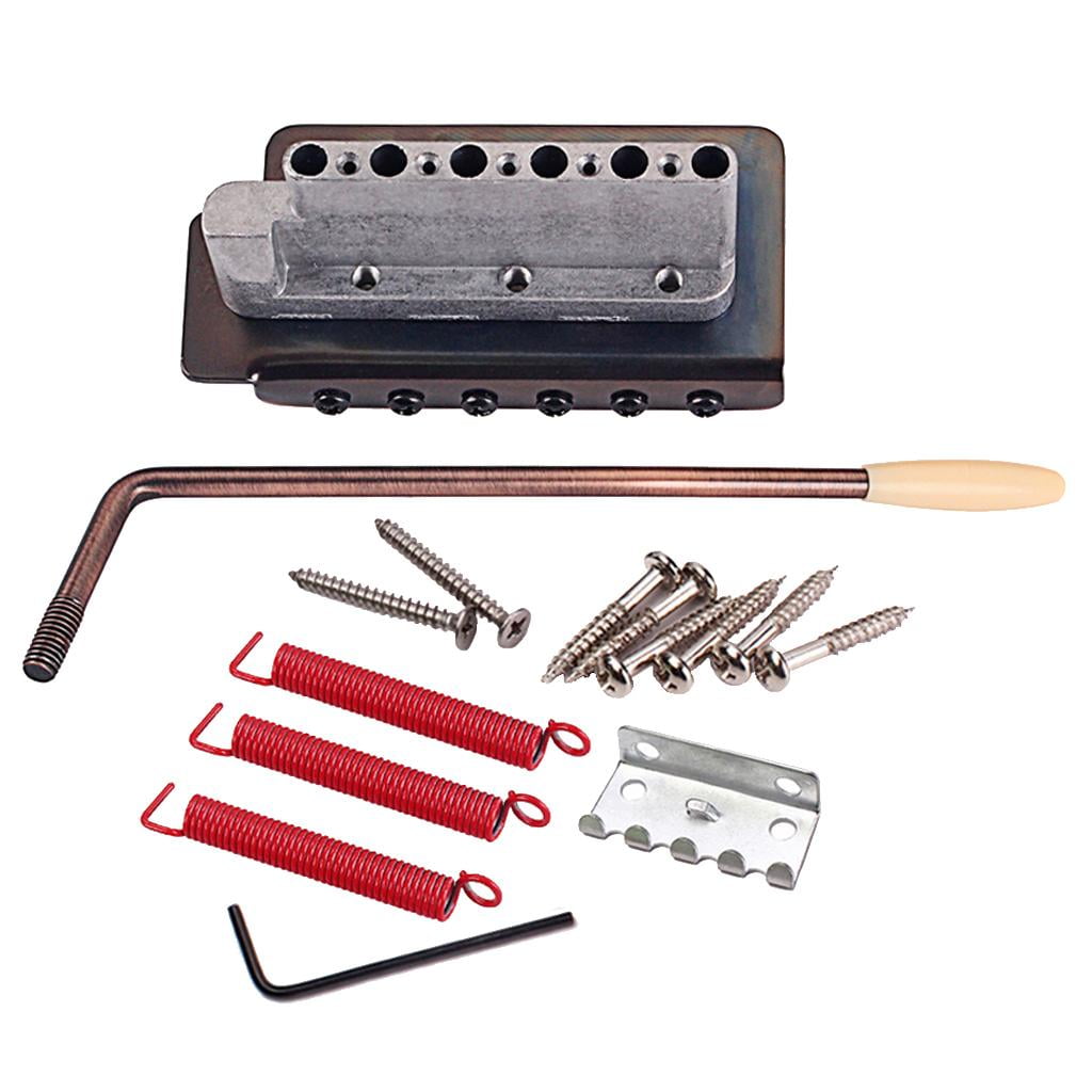 LeeQinersw Set of Guitar Tremolo Bridge for FD SQ ST Electric Guitar Replacement Parts
