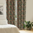 thumbnail image 2 of Ambesonne Funky Curtains, Abstract Waves Pattern, Pair of 28"x84", Multicolor, 2 of 5