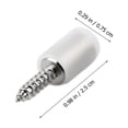 thumbnail image 2 of BESTYASH 4 Pcs Chevilles de Support d'Étagère avec Tête Croisée Vis en Acier Inoxydable pour Utilisation dans Armoire Domestique et Bibliothèque, 2 of 8