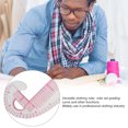thumbnail image 3 of Clothing Ruler Plastic 360 Degree Bend DIY Curve Ruler Sewing Tool for Tailor, 3 of 6