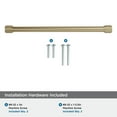 thumbnail image 4 of Amerock Faraday 10-1/16 inch (256mm) Center-to-Center Golden Champagne Cabinet Pull, 4 of 6