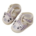 thumbnail image 2 of SPRING PARK Newborn Baby Cartoon Bear Anti-Slip Shoes Toddler Kids Soft Sole Single Shoe, 2 of 8