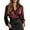 A Red, variant on Womens Soft Satin Silk Leopard Button Down Shirts for Women Silky Long Sleeve Work Shirt Dress Blouses Tops Coffee L