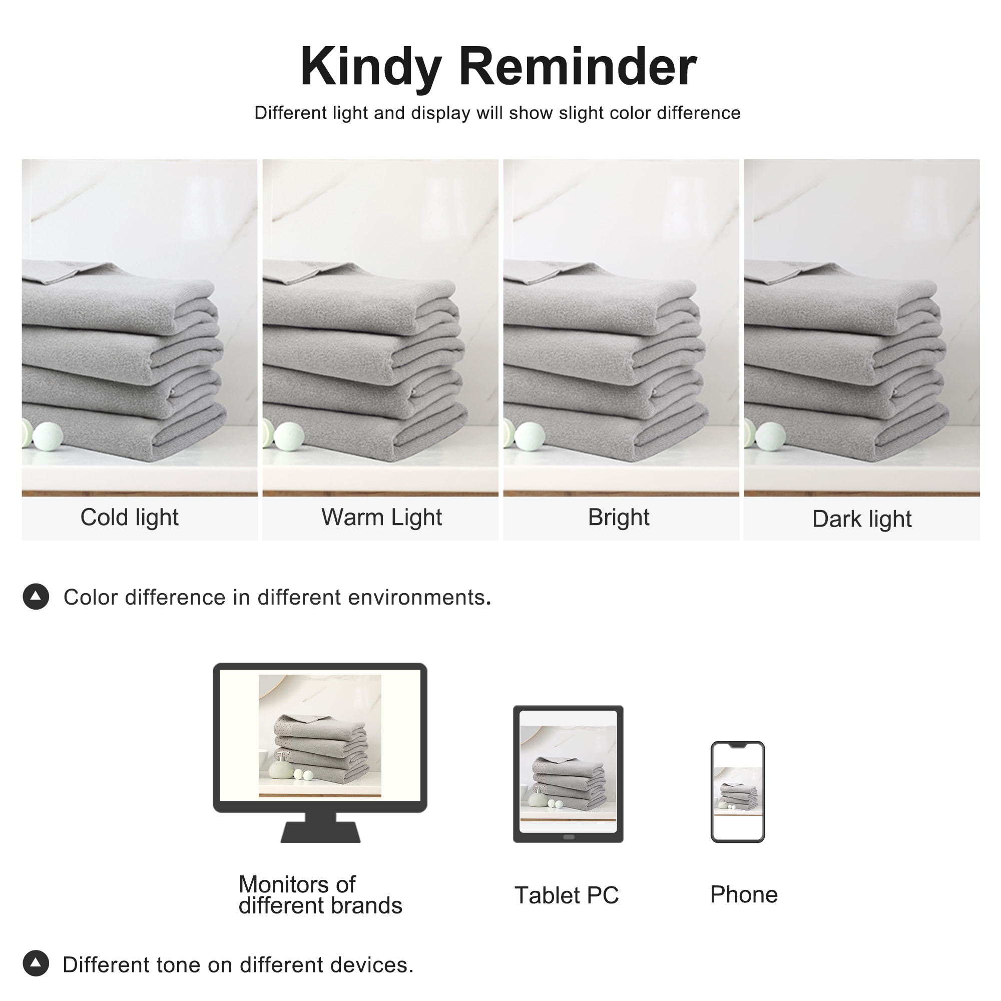Unique Bargains Hand Towel Set 27" x 54" Soft 100% Combed Cotton 600 GSM Luxury Towels 4 Bone