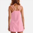 thumbnail image 4 of Womens Cami Pajama Sets 2 Piece Ribbed Knit PJs Tank Top and Shorts Set Sleepwear, 4 of 7