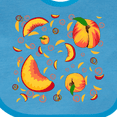 thumbnail image 4 of Inktastic Peach Fruit Party Boys or Girls Baby Bib, 4 of 4