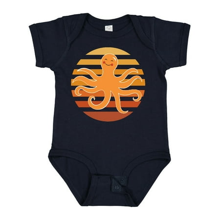 

Inktastic Octopus Ocean Sunset Gift Baby Boy or Baby Girl Bodysuit