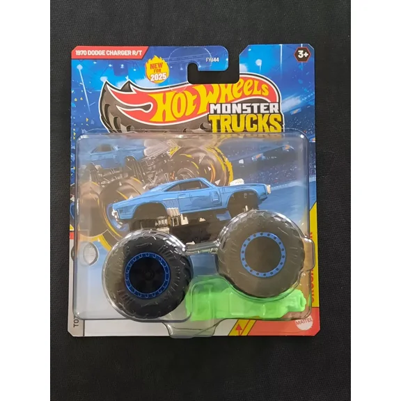 2025 Hot Wheels Monster Trucks 1970 Dodge Charger R/T