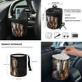 thumbnail image 4 of Yuyamidu Horse Car Front Seat Cover Set with Steering Wheel Cover Seat Belt Covers Armrest Protector Trash Can Air Vent Holder Rear View Mirror Cover Coasters Key Chain 12 Pack Auto Accessories, 4 of 6