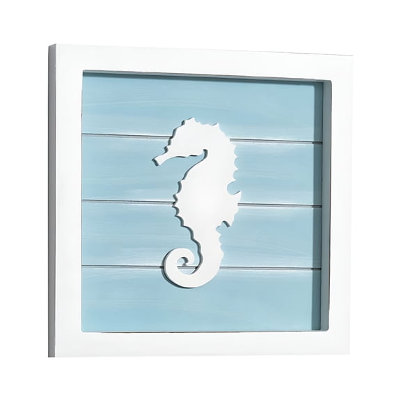 LAMIRO Ocean Theme Beach Wall Decor Coastal 3D Wall Art With Sand And Coral Seashell Beach Decorations For Home