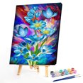 thumbnail image 1 of Cuadros Decorativos Lienzo pintado pintura al óleo por números mariposa flores DIY dormitorio pared arte Sywqhk Nuevos Originales, 1 of 1