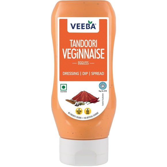 Veeba Tandoori veginnaise eggless, Veeba Tandoori veginnaise eggless