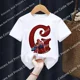 thumbnail image 3 of Camiseta de algodón para niños, niña y niño, Marvels, SpiderMan, letras de la A a la Z, ropa de dibujos animados Kawaii, camisetas para niños, camisetas casuales de moda para bebés pequeños, 3 of 5