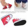 thumbnail image 4 of Doll Plimsolls, 9 Pairs 2.1in Long Doll  Shoes Multi Purpose  for Games, 4 of 8