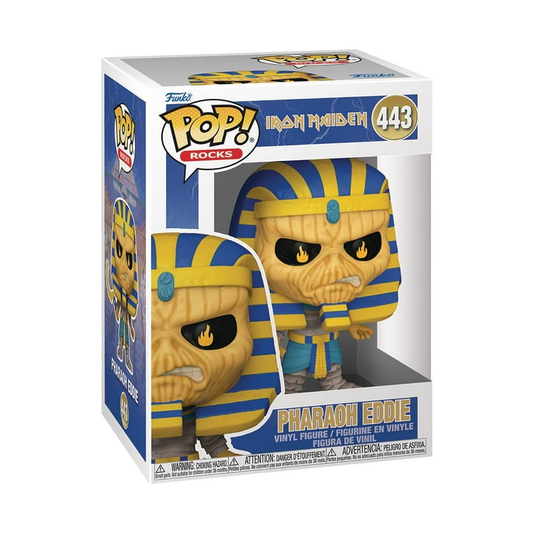 Funko Pop Rocks Iron Maiden Pharaoh Eddie #443, 3.75 Inch Figure