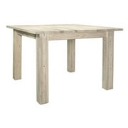 Montana Woodworks  Homestead Square 4 Post Dining Table Stain & Lacquer