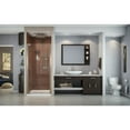 thumbnail image 5 of DreamLine Elegance 34-36 in. W x 72 in. H Frameless Pivot Shower Door in Brushed Nickel, 5 of 9