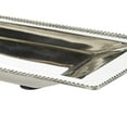 thumbnail image 4 of DecMode 25", 22"W White Stainless Steel Metal Tray, 2-Pieces, 4 of 7