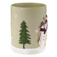 thumbnail image 4 of Avanti Linens Wastebasket Snowmen Gathering Collection, Decorative, Natural, 4 of 10